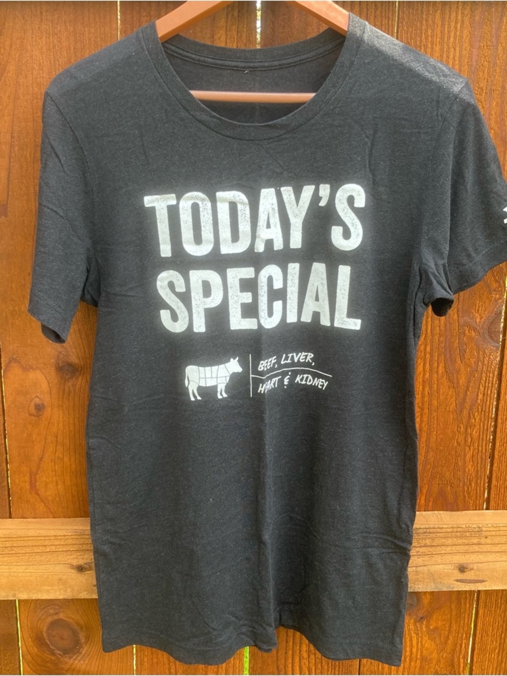 Vital Essentials Today’s Special Black Graphic Tee Size Medium